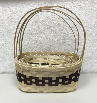 +Набор корзин из 4 бело кор (С -340)(С-340)