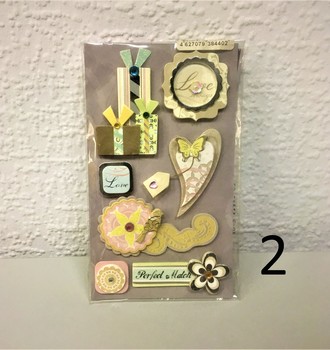 3 D стикер бумажный CP