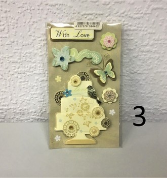 3 D стикер бумажный CP