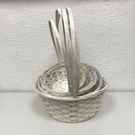 +Набор корзин из 5  (С -090) отбеленная