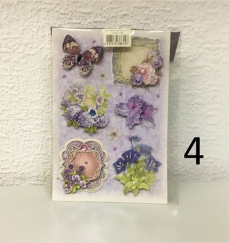 3 D стикер бумажный DJS