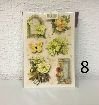 3 D стикер бумажный DJS