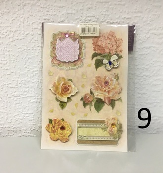 3 D стикер бумажный DJS