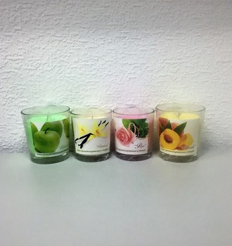 Свеча ароматизированная в стекле