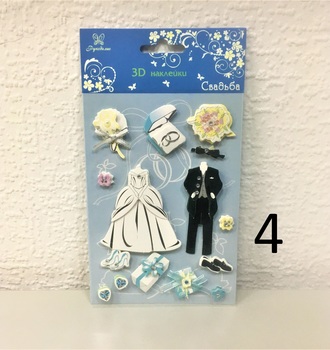 3 D стикер бумажный для творчества