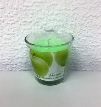 Свеча ароматизированная в стекле малая