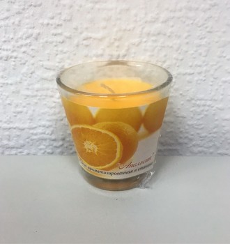 Свеча ароматизированная в стекле малая