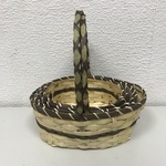 +Набор корзин из 5 бело-корич (С -093)