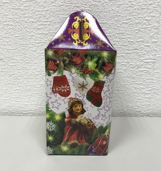 +Коробка  С НГ с  окном