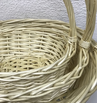 +Набор корзин пл. из 3 (022, 109, 1836/7) крем/бел