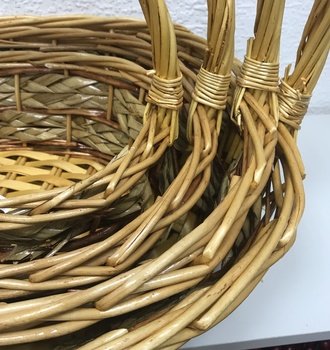 +Набор корзин пл. из 4 (С-112, 113) рыжая