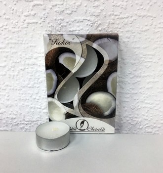 Свеча в гильзе ароматизированная 6шт/уп