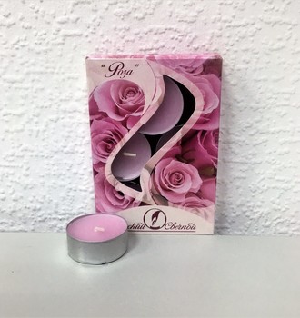 Свеча в гильзе ароматизированная 6шт/уп