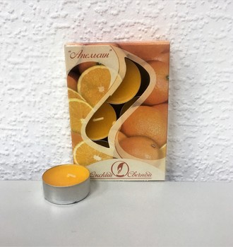 Свеча в гильзе ароматизированная 6шт/уп