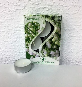 Свеча в гильзе ароматизированная 6шт/уп