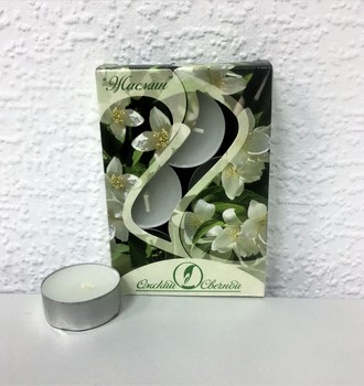 Свеча в гильзе ароматизированная 6шт/уп