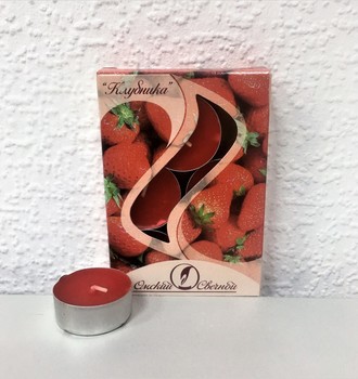 Свеча в гильзе ароматизированная 6шт/уп