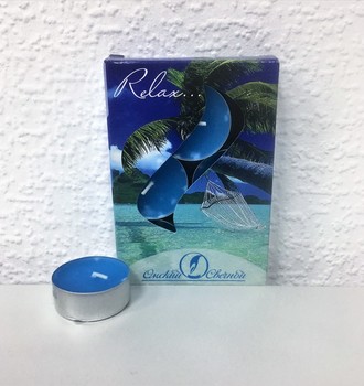 Свеча в гильзе ароматизированная 6шт/уп