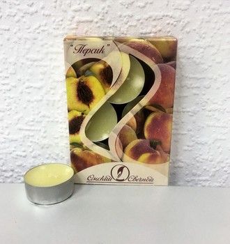 Свеча в гильзе ароматизированная 6шт/уп