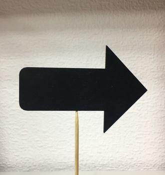 СЛ Топпер меловой 10*7см