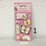 Бумажные стикеры с клеевой основой на картоне