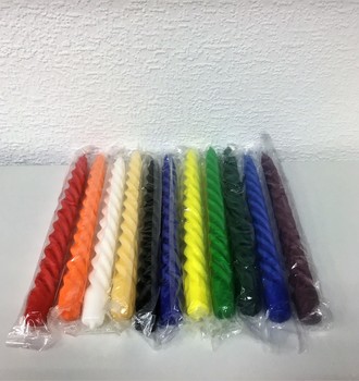 Свеча витая  (12шт)