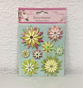 Бумажные стикеры с клеевой основой на картоне SS