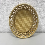 833109 Фруктовница овальная,редкое плетение