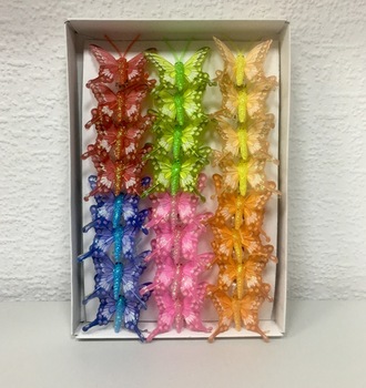 Бабочка на прищепке (24шт)