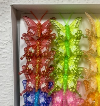 Бабочка на прищепке (24шт)