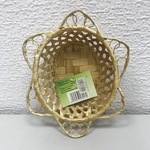 833131 Фруктовница овальная с краями в виде фестон