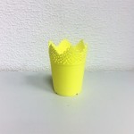 Кашпо желтое