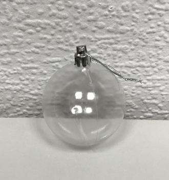 + Шар прозрачный 6 см
