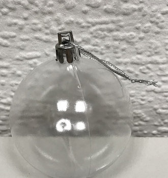 + Шар прозрачный 6 см