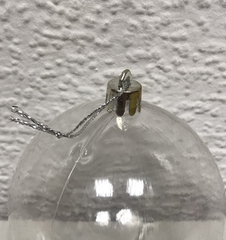 + Шар прозрачный 8 см