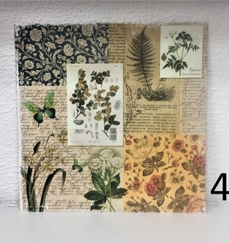 СЛ Бумага для скрапбукинга 29,5*29,5см 180г/м