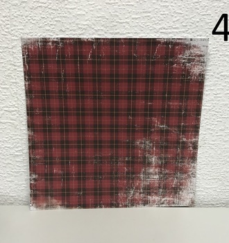 СЛ Бумага для скрапбукинга НГ история 160гр/м2