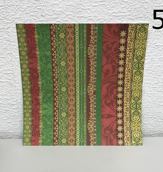 СЛ Бумага для скрапбукинга НГ история 160гр/м2