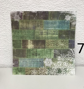 СЛ Бумага для скрапбукинга НГ история 160гр/м2