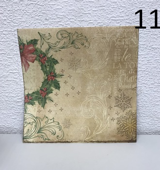 СЛ Бумага для скрапбукинга НГ история 160гр/м2