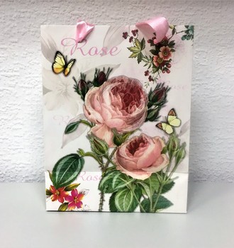 + Сумка крафт 12 (18*23) с атласными ручками