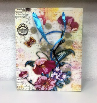 + Сумка крафт 18 (26*32) с атласными ручками