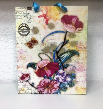 + Сумка крафт 18 (26*32) с атласными ручками