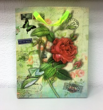 + Сумка крафт 18 (26*32) с атласными ручками