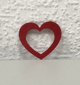 М Сердце с отверст 3 см