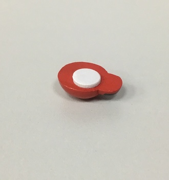 +Божья коровка на липучке 1,8см (25 шт )   (100шт)