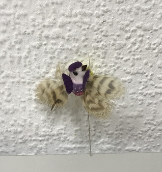 Птичка Л №2 мини с крыльями-перышками 1шт