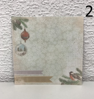 СЛ Бумага для скрапбук. НГ 14,5*14,5