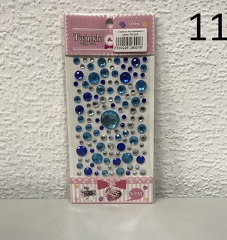 +  Стразы на клееввой основе