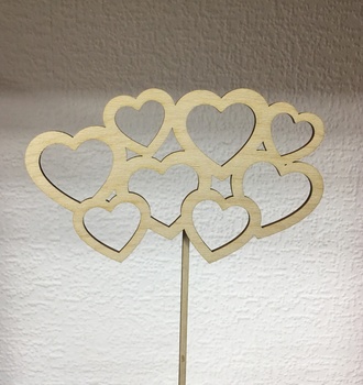 Вставка деревянная с надписью